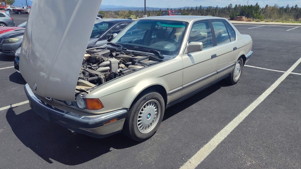 1989 BMW 735i: You Can Go Home Again 3 Driver Hood Up 1200