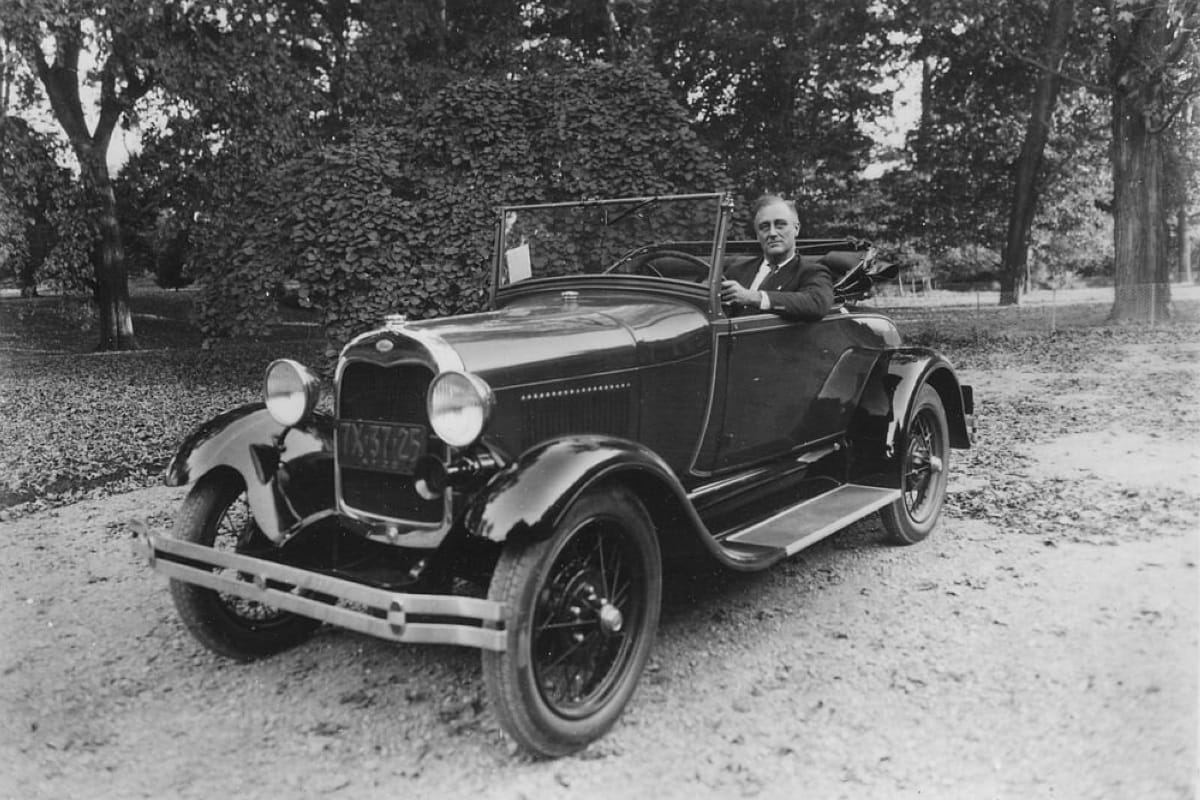 Franklin D. Roosevelt in Hyde Park 1928