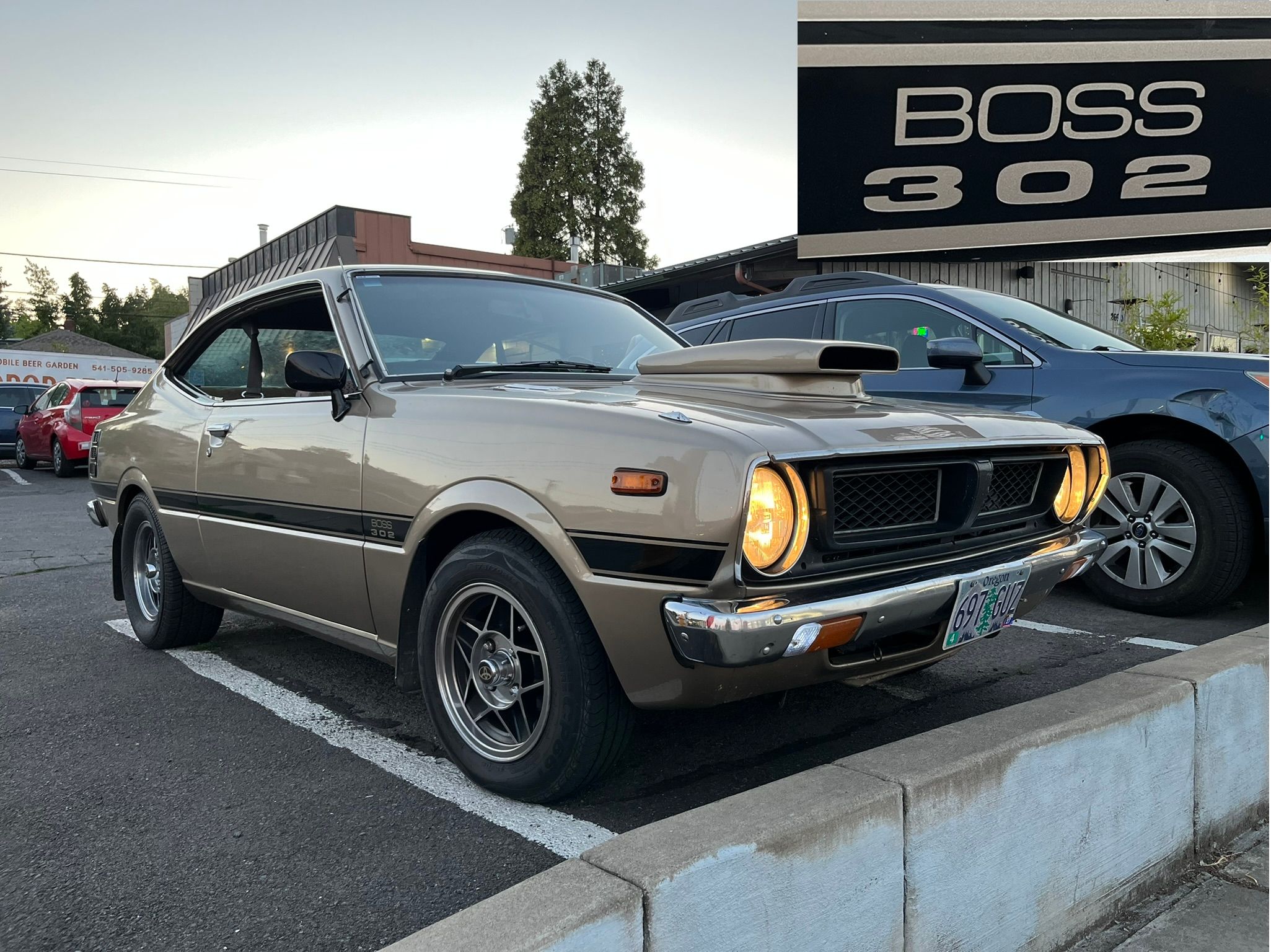 This 1976 Corolla "BOSS 302" Really Does Pack A Hot 302 V8 1 1976 Toyota Corolla KC35 Coupe Boss 302