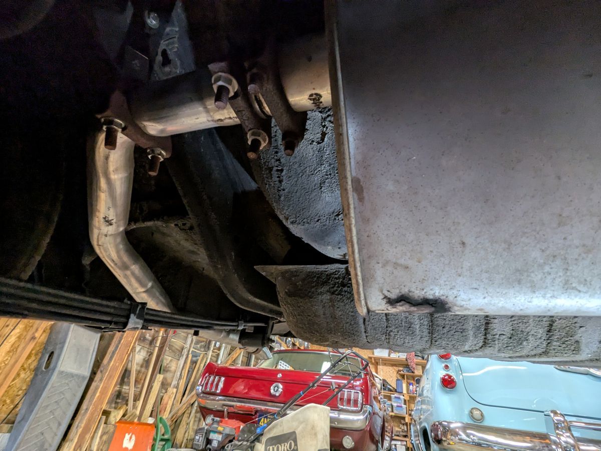 1963 Thunderbird exhaust system