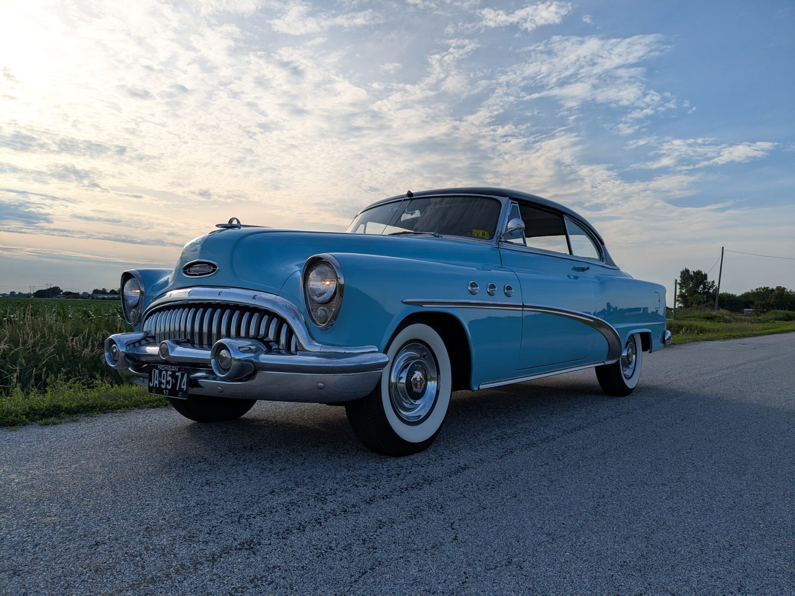 1963 Buick Riviera: All The Maintenance The Factory Recommended (And My Modern Maintenance Schedule) 3 Driver side front three-quarter image of blue 1953 Buick Special Riviera