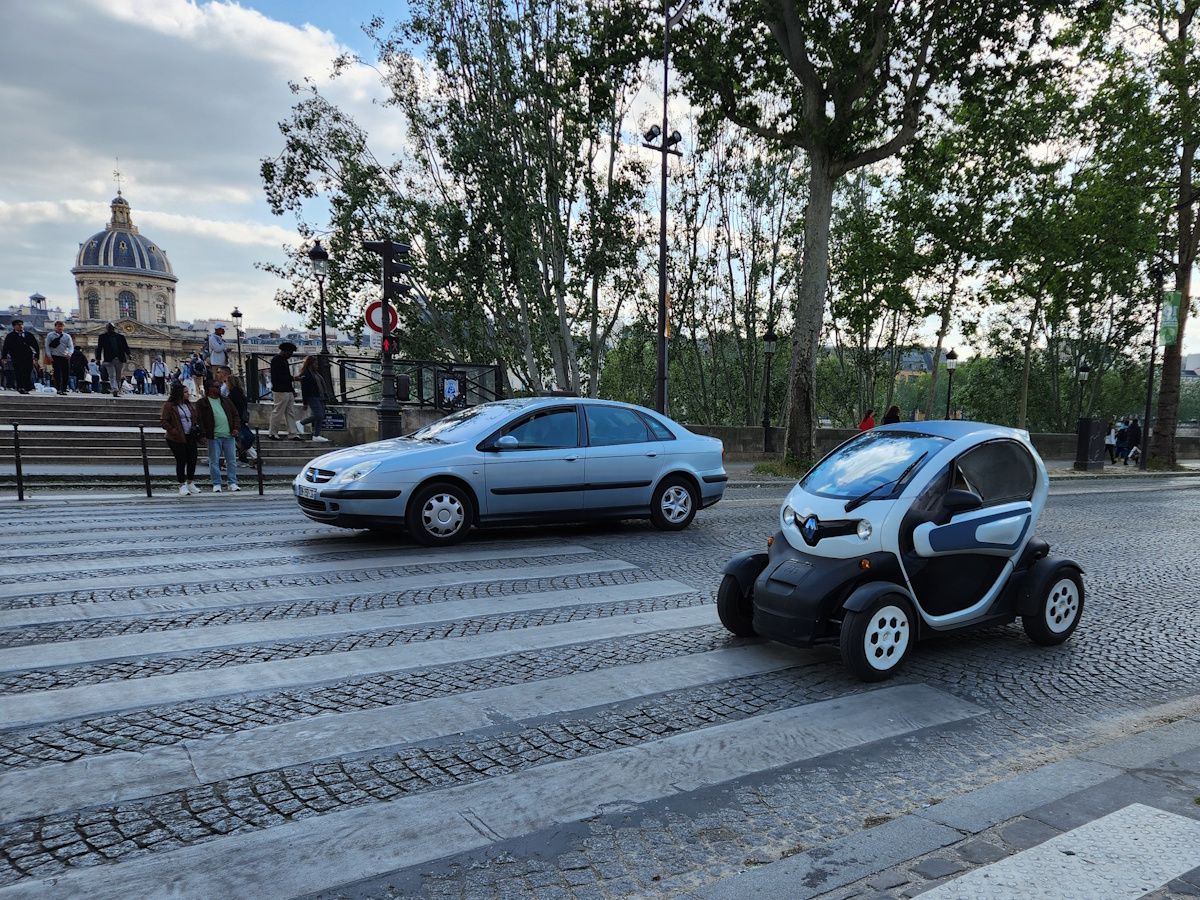 Renault Twizy in Paris.