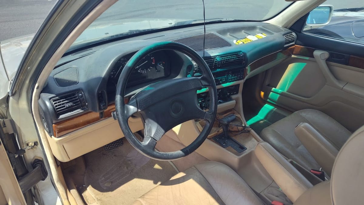 1989 BMW 735i: You Can Go Home Again 2 Steering wheel 1200