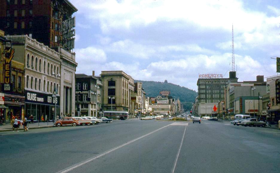 Cars And Storefronts Downtown And On Main Street, 1950s and 1960s 9 tumblr o18gj775Bl1snaq79o1 1280