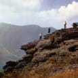 Seeing America’s Sights By Car — Vintage Postcards Of The 1950s-1960s Top of Bluff Mountain, West Jefferson, NC.