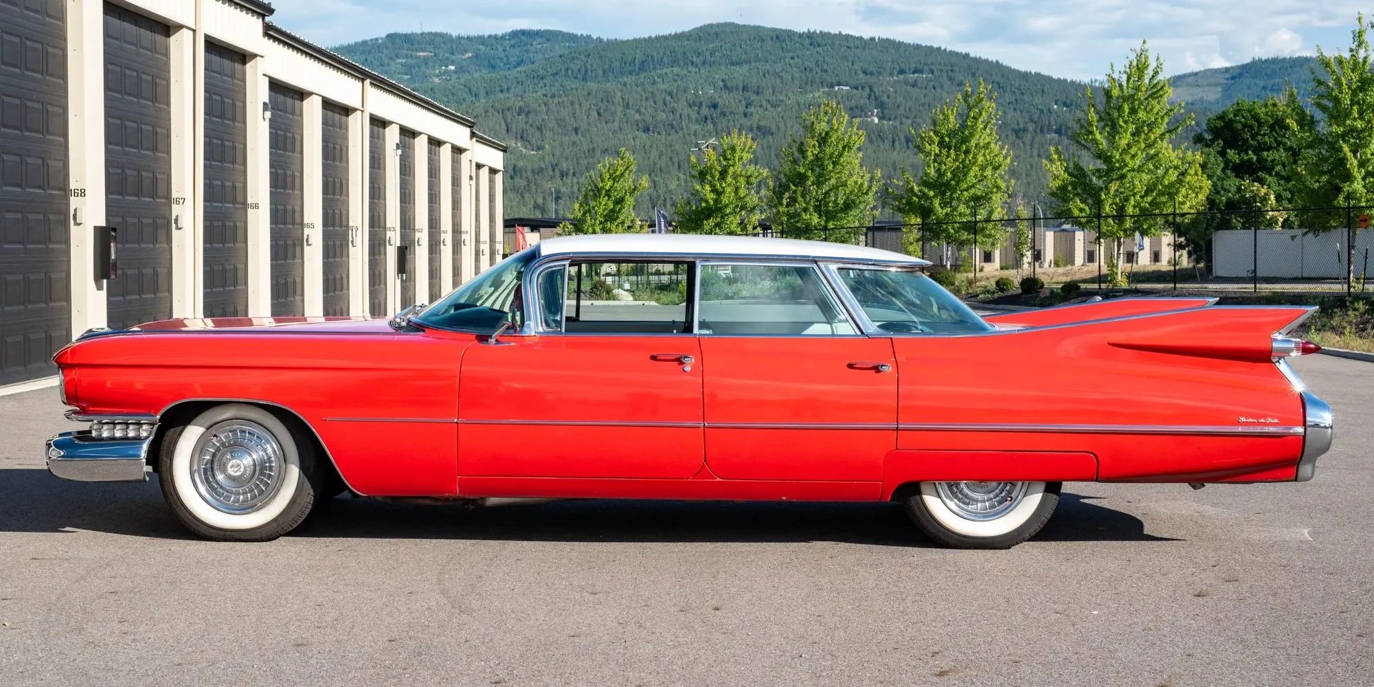 From Flattop To Formal: Cadillac's 1959–1964 Four-Window And Six-Window Four-Door Hardtops 5 Left side view of a 1959 Cadillac flattop four-door hardtop