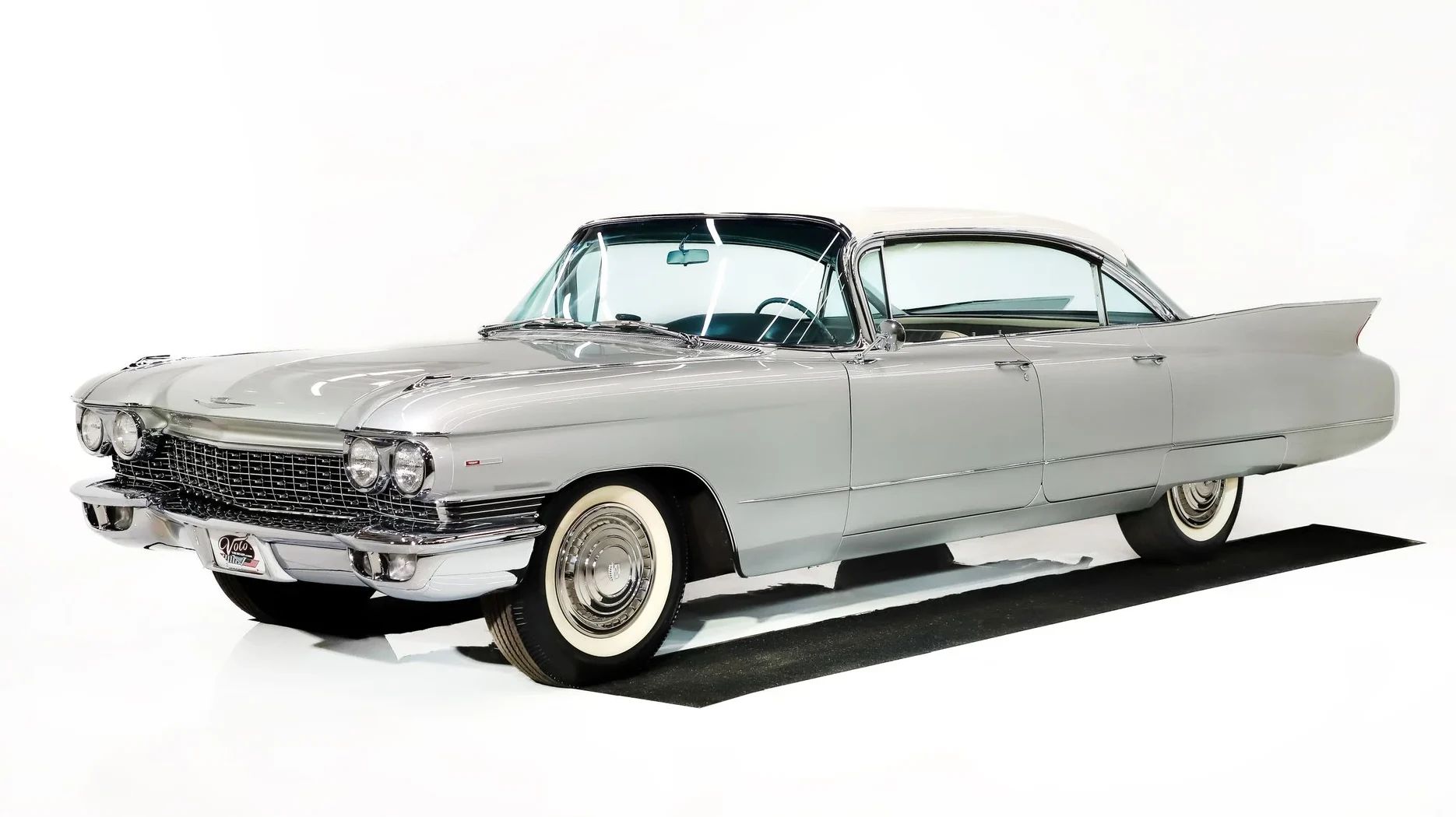 From Flattop To Formal: Cadillac's 1959–1964 Four-Window And Six-Window Four-Door Hardtops 19 Left front 3q view of a 1960 Cadillac six-window four-door hardtop against a white background