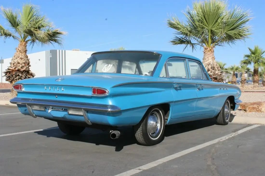 Right rear 3q view of a 1961 Buick Special sedan