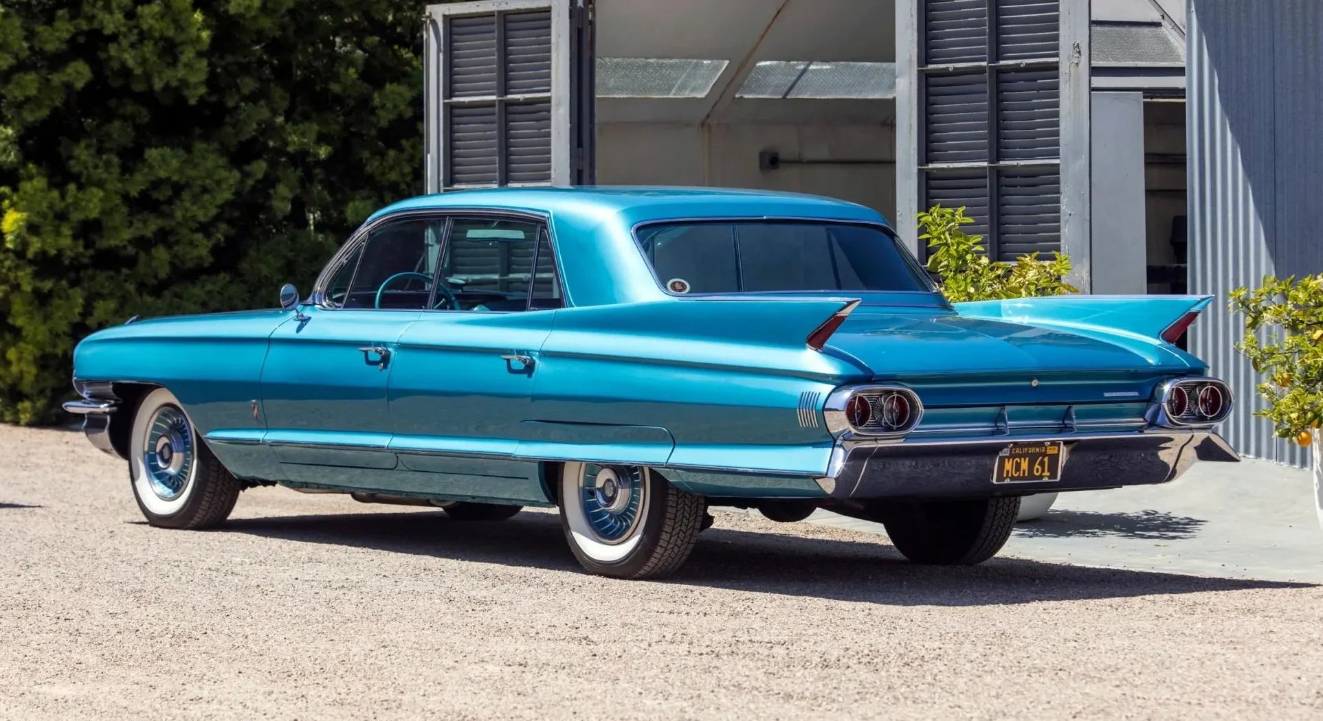 From Flattop To Formal: Cadillac's 1959–1964 Four-Window And Six-Window Four-Door Hardtops 28 Left rear 3q view of a 1961 Cadillac Fleetwood four-window four-door hardtop