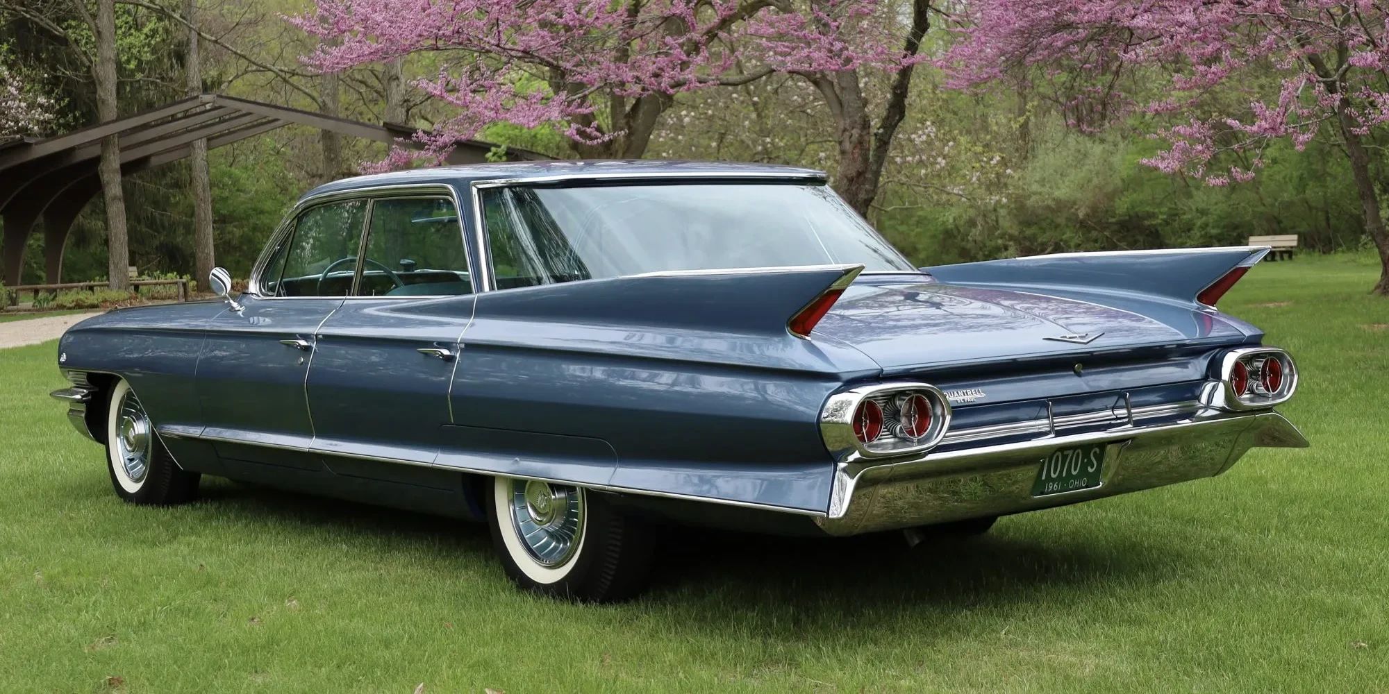 From Flattop To Formal: Cadillac's 1959–1964 Four-Window And Six-Window Four-Door Hardtops 23 Left rear 3q view of a 1961 Cadillac four-window four-door hardtop