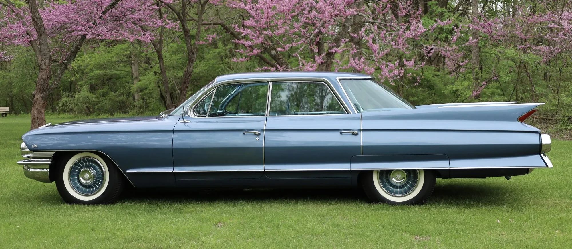 From Flattop To Formal: Cadillac's 1959–1964 Four-Window And Six-Window Four-Door Hardtops 22 Left side view of a 1961 Cadillac four-window four-door hardtop