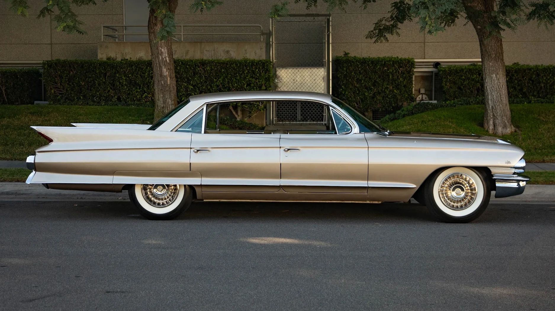From Flattop To Formal: Cadillac's 1959–1964 Four-Window And Six-Window Four-Door Hardtops 21 Right side view of a 1961 Cadillac six-window four-door hardtop