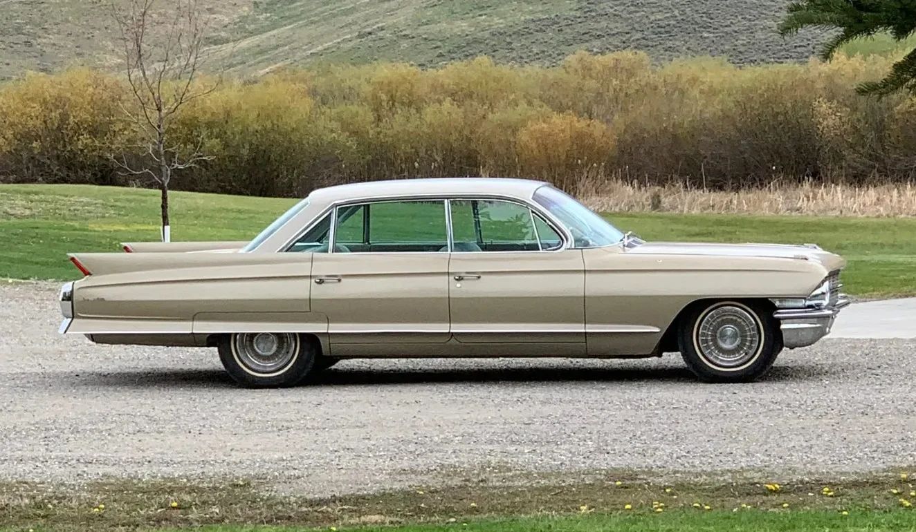 From Flattop To Formal: Cadillac's 1959–1964 Four-Window And Six-Window Four-Door Hardtops 33 Right view of a 1962 Cadillac six-window four-door hardtop