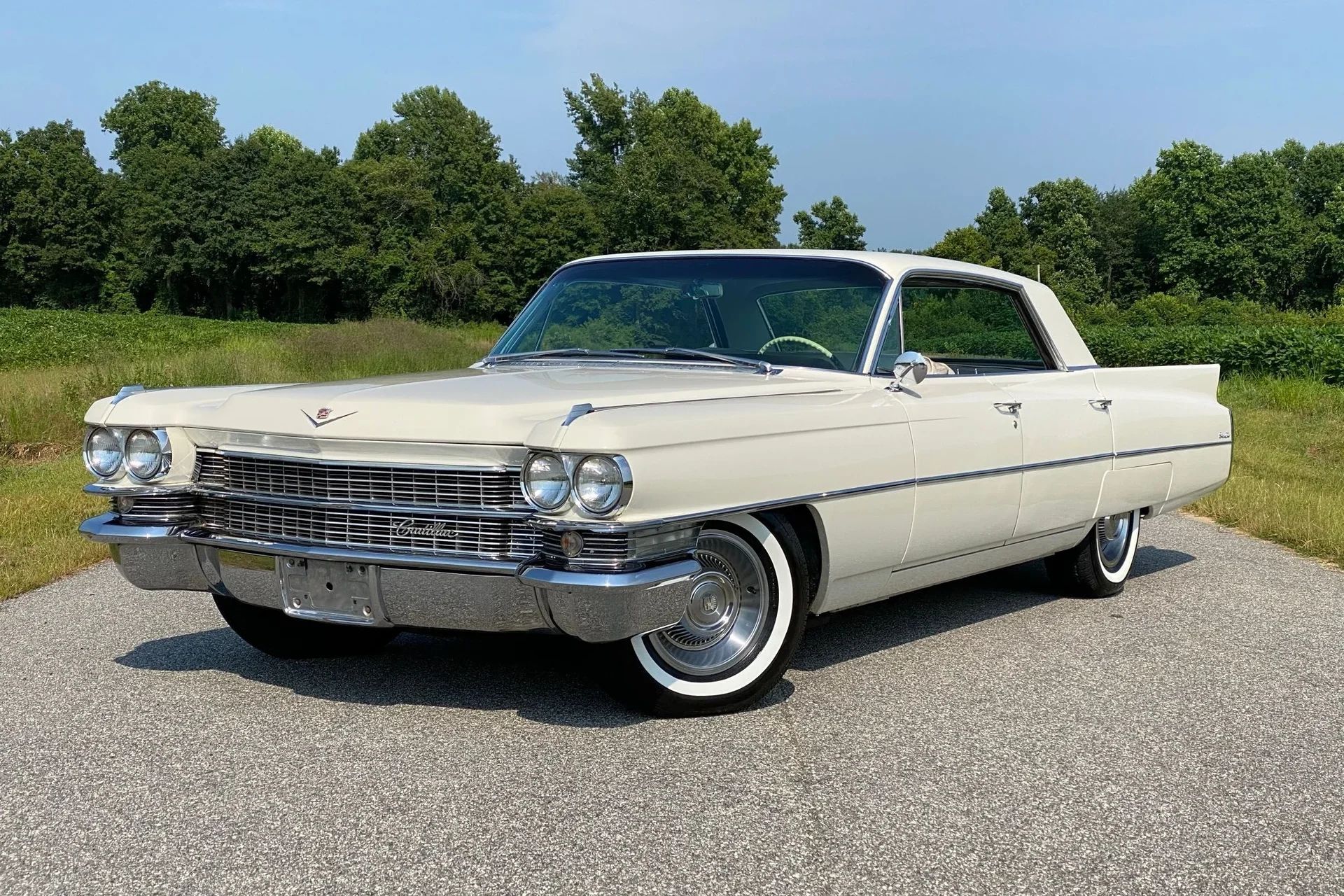 From Flattop To Formal: Cadillac's 1959–1964 Four-Window And Six-Window Four-Door Hardtops 36 Left front 3q view of a 1963 Cadillac four-window four-door hardtop