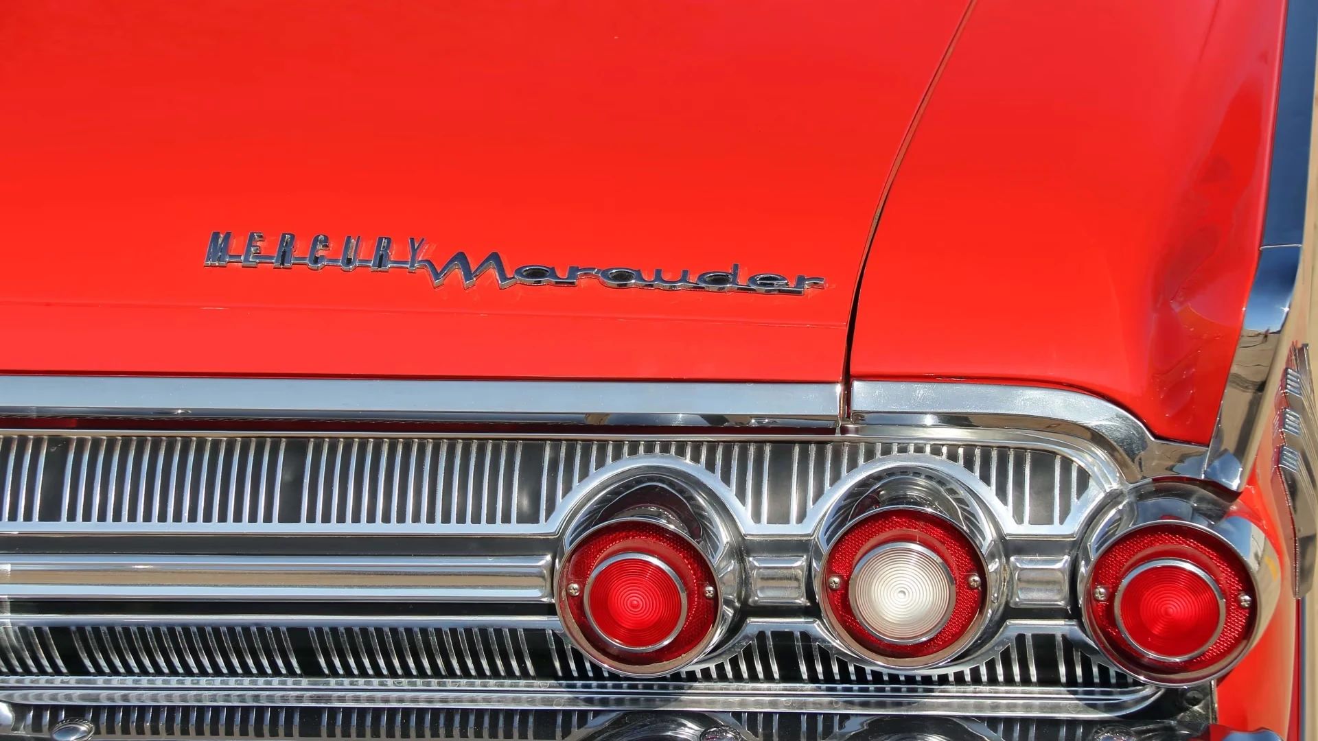 1970 Mercury Marauder: Not An X-100, But "A Thriftier Approach To Sports Driving" 2 "Mercury Marauder" badge on the tail of a 1963 car