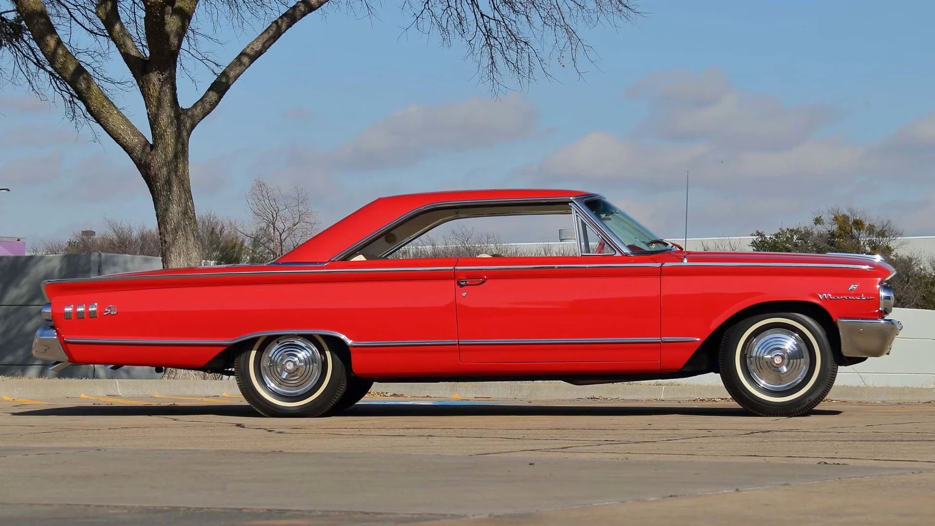 1970 Mercury Marauder: Not An X-100, But "A Thriftier Approach To Sports Driving" 3 Right side view of a 1963 Mercury two-door hardtop