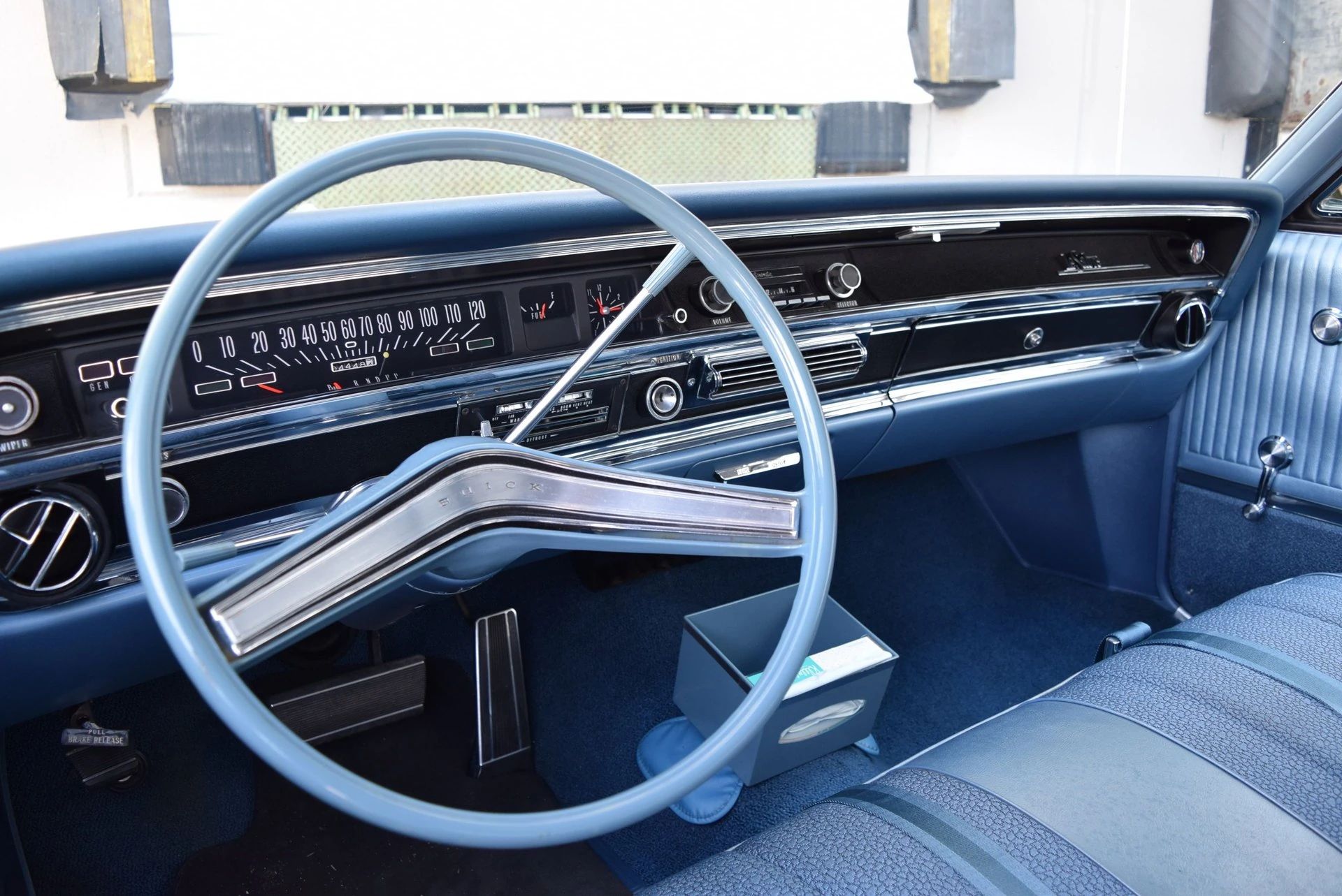 Dashboard of a 1966 Buick