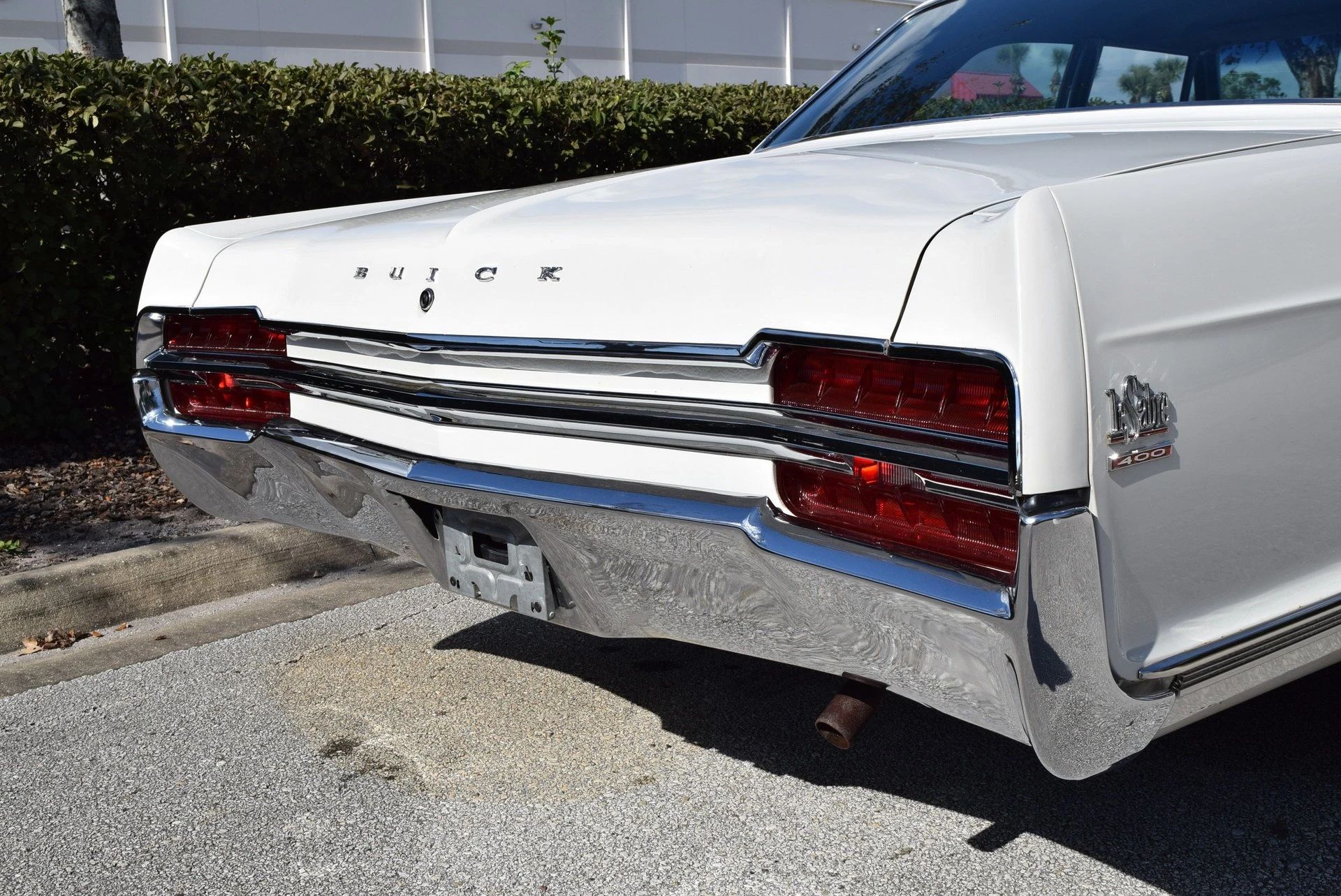 Rear end of a 1966 Buick four-door sedan