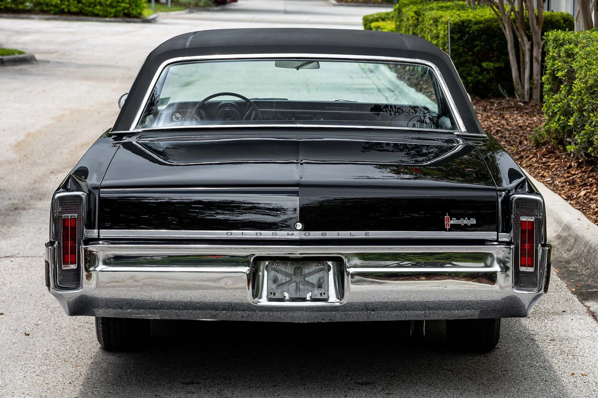 1966 Oldsmobile Ninety-Eight Town Sedan: GM's Cheapest C-Body Luxury Car 16 Rear view of a 1966 Oldsmobile