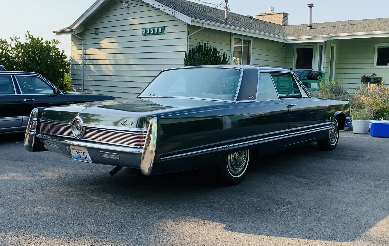 Right rear 3q view of a 1967 Imperial two-door hardtop