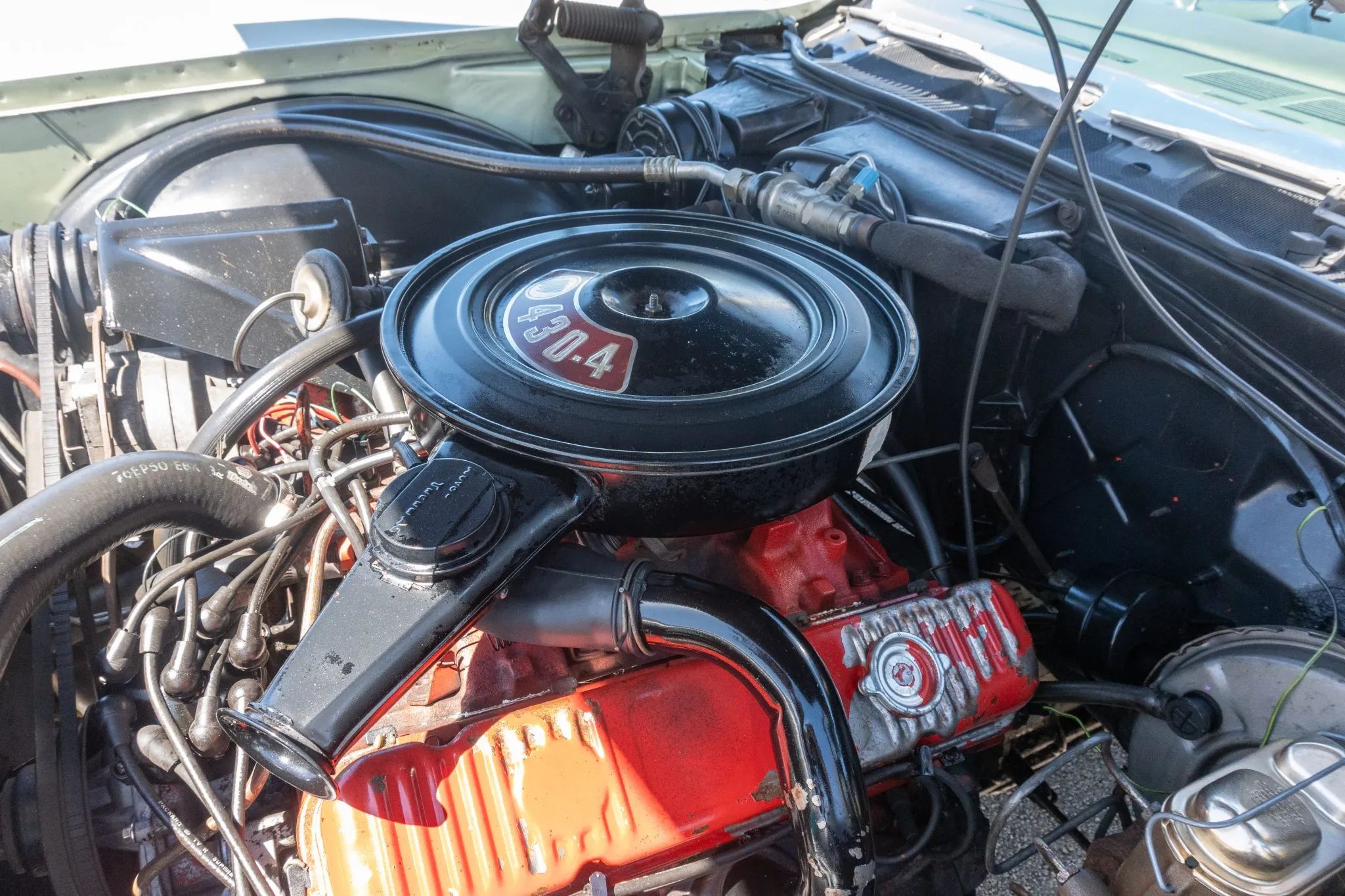 1969 Buick Electra 225 Custom: A Jolly Triple-Green Giant, But Buyer Beware 21 Buick 430-4 engine in a 1969 Electra 225