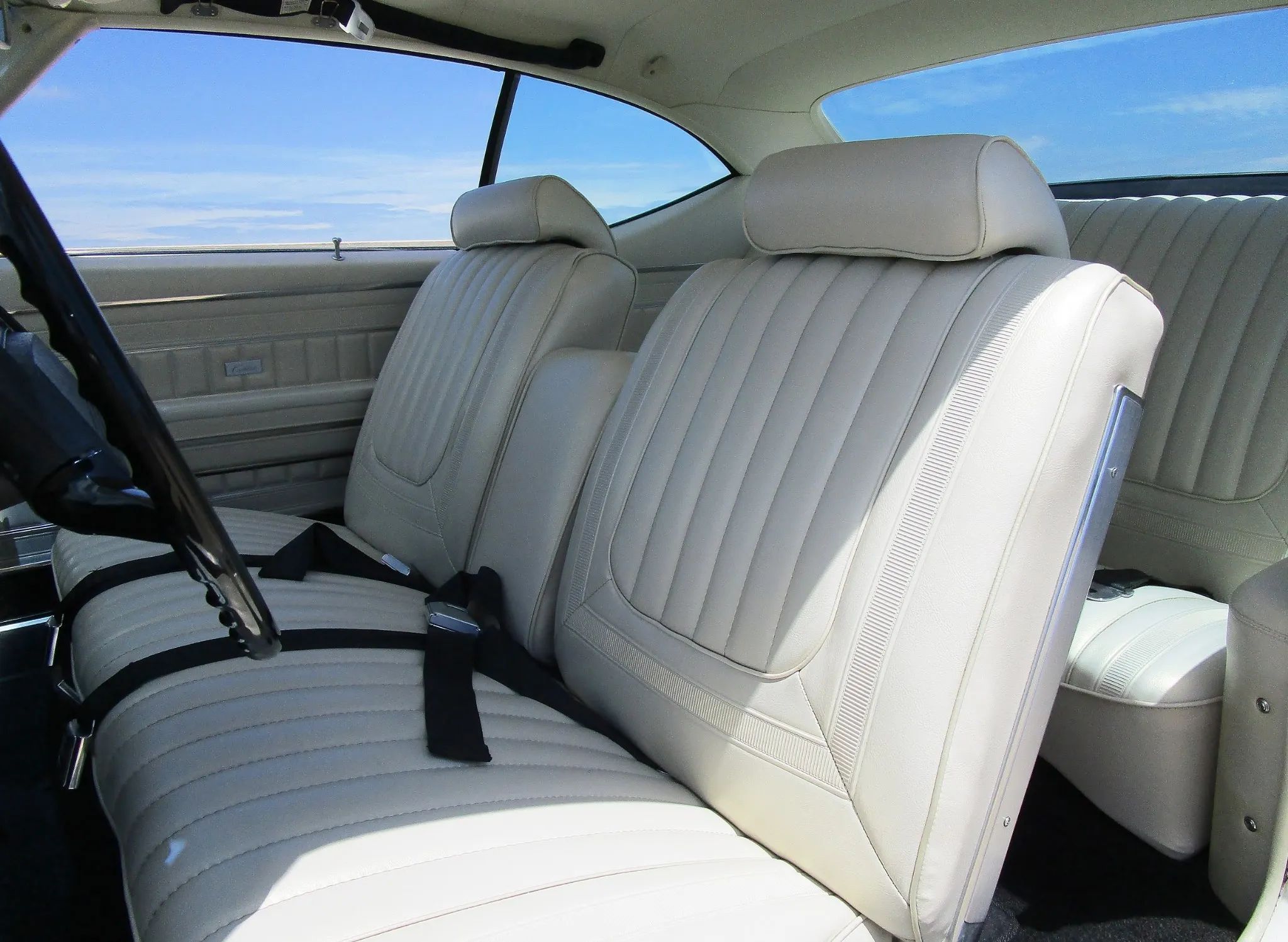 Front bench seat of a 1969 Buick