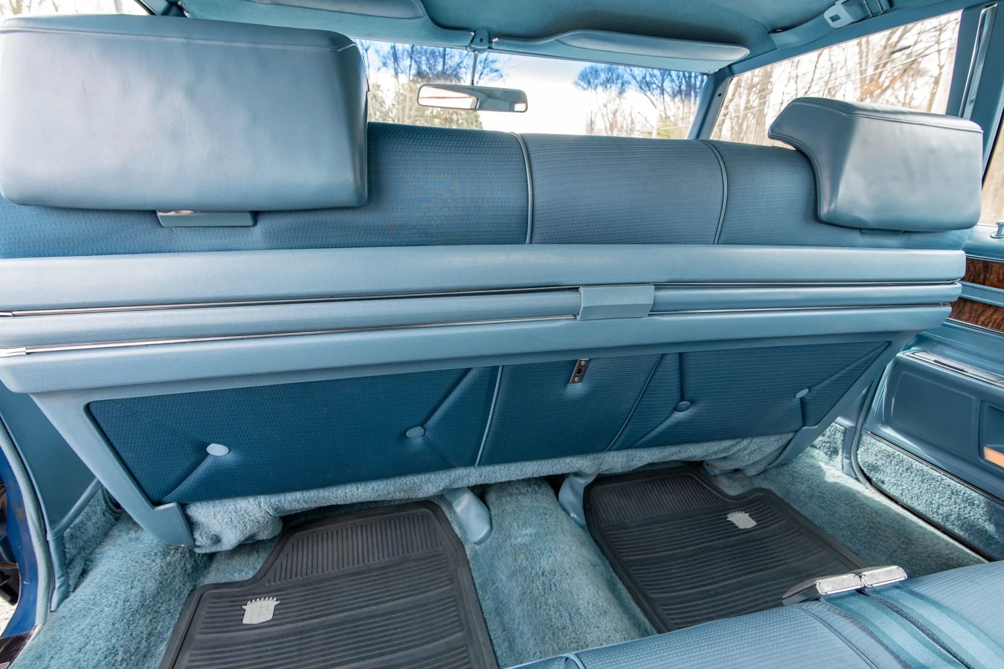 1970 Cadillac Fleetwood Sixty Special: A Chauffeur-Driven Example Of The Rare Final RWD Sixty Special 12 Front seat back of a 1970 Cadillac Fleetwood sedan, viewed from the rear seat looking forward