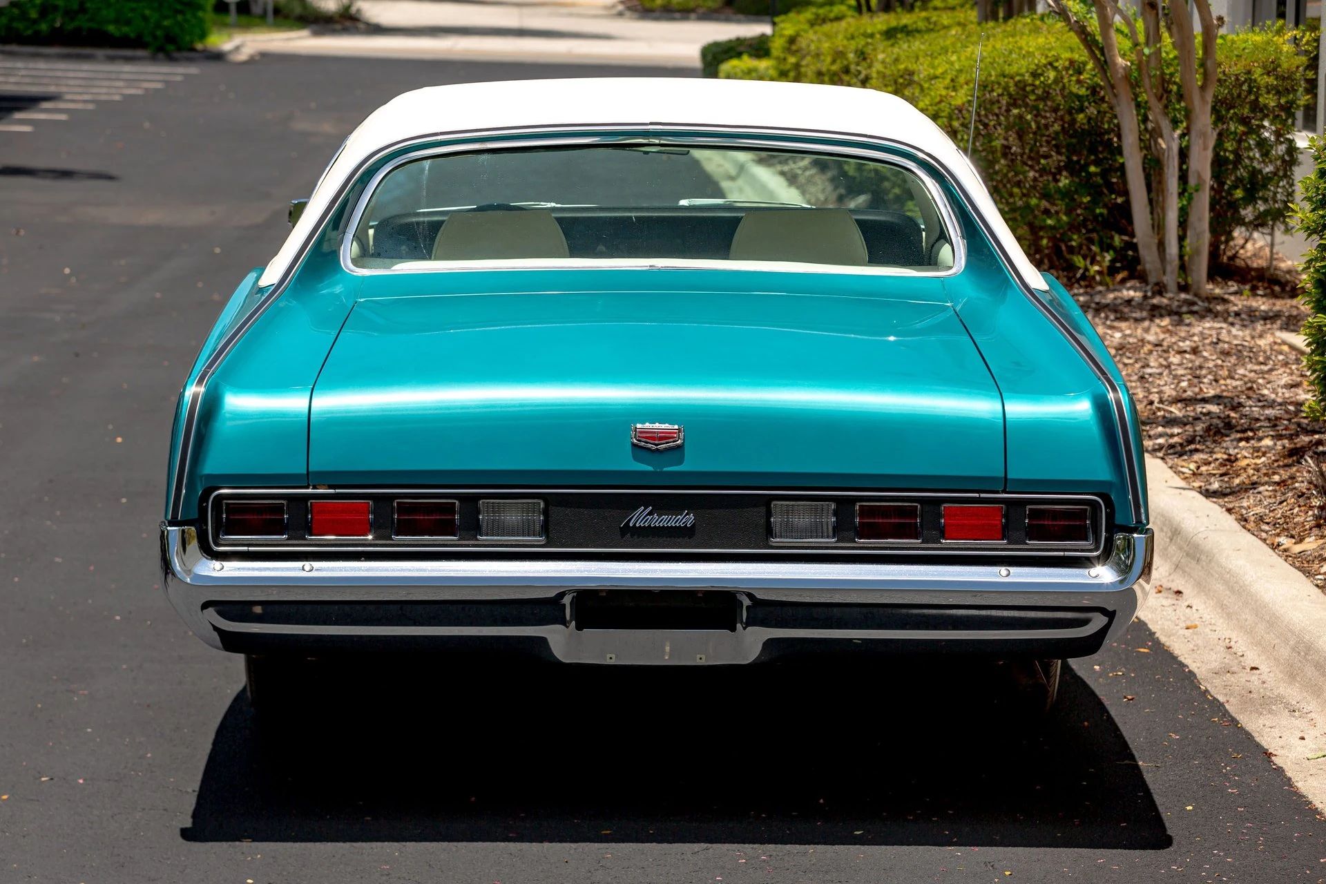 1970 Mercury Marauder: Not An X-100, But "A Thriftier Approach To Sports Driving" 12 Rear view of a 1970 Mercury Marauder, showing off its tunneled back window