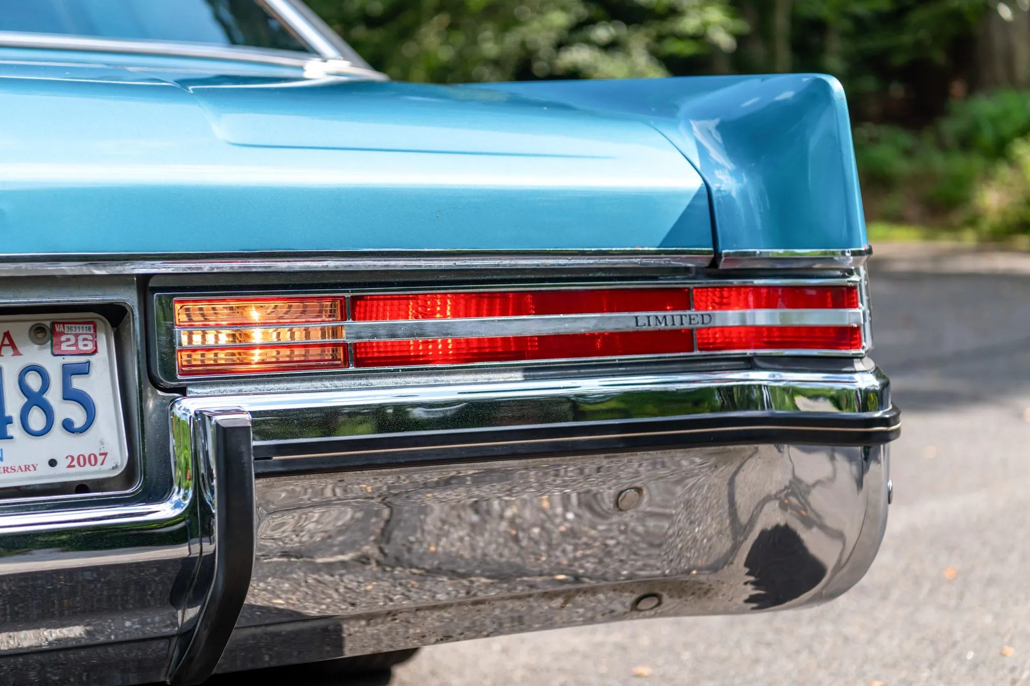 1972 Buick Electra 225 Custom Limited: "The Look Of A Quality Automobile Without Being A Bit Ostentatious" 9 Right taillight of a 1972 Buick with "LIMITED" lettering