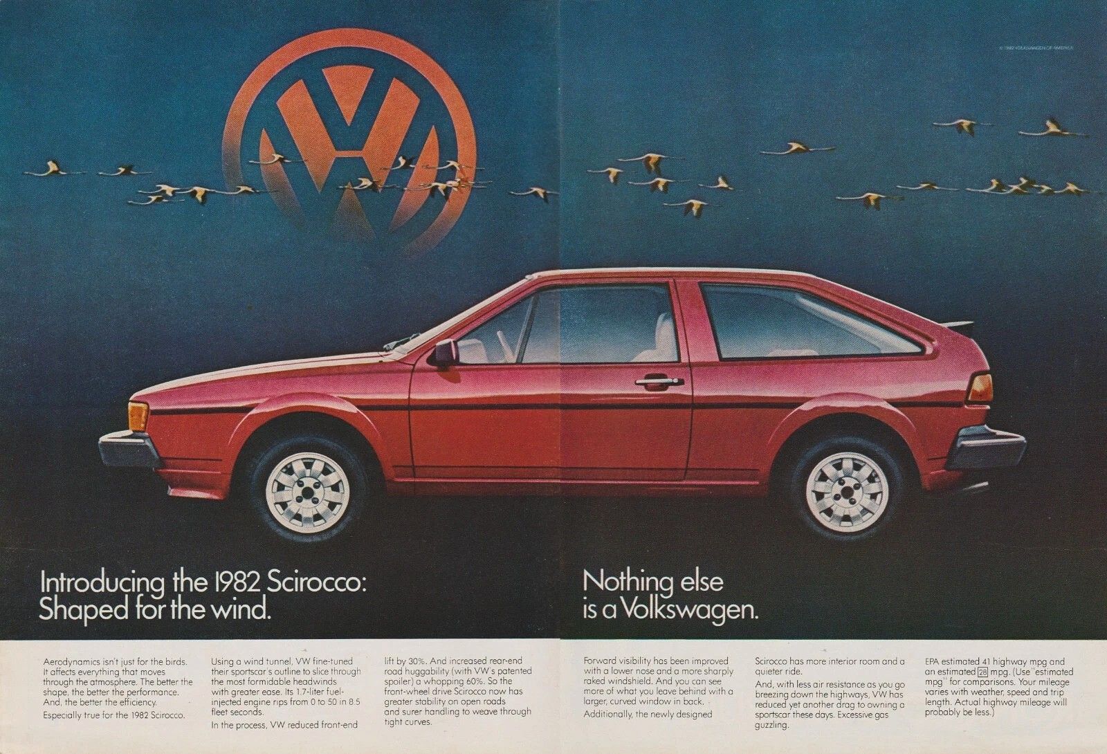 1982 VW Scirocco Ad 2