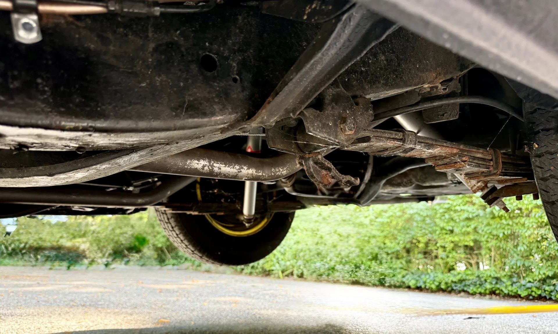 Undercarriage picture of 1955 Ford Sunliner