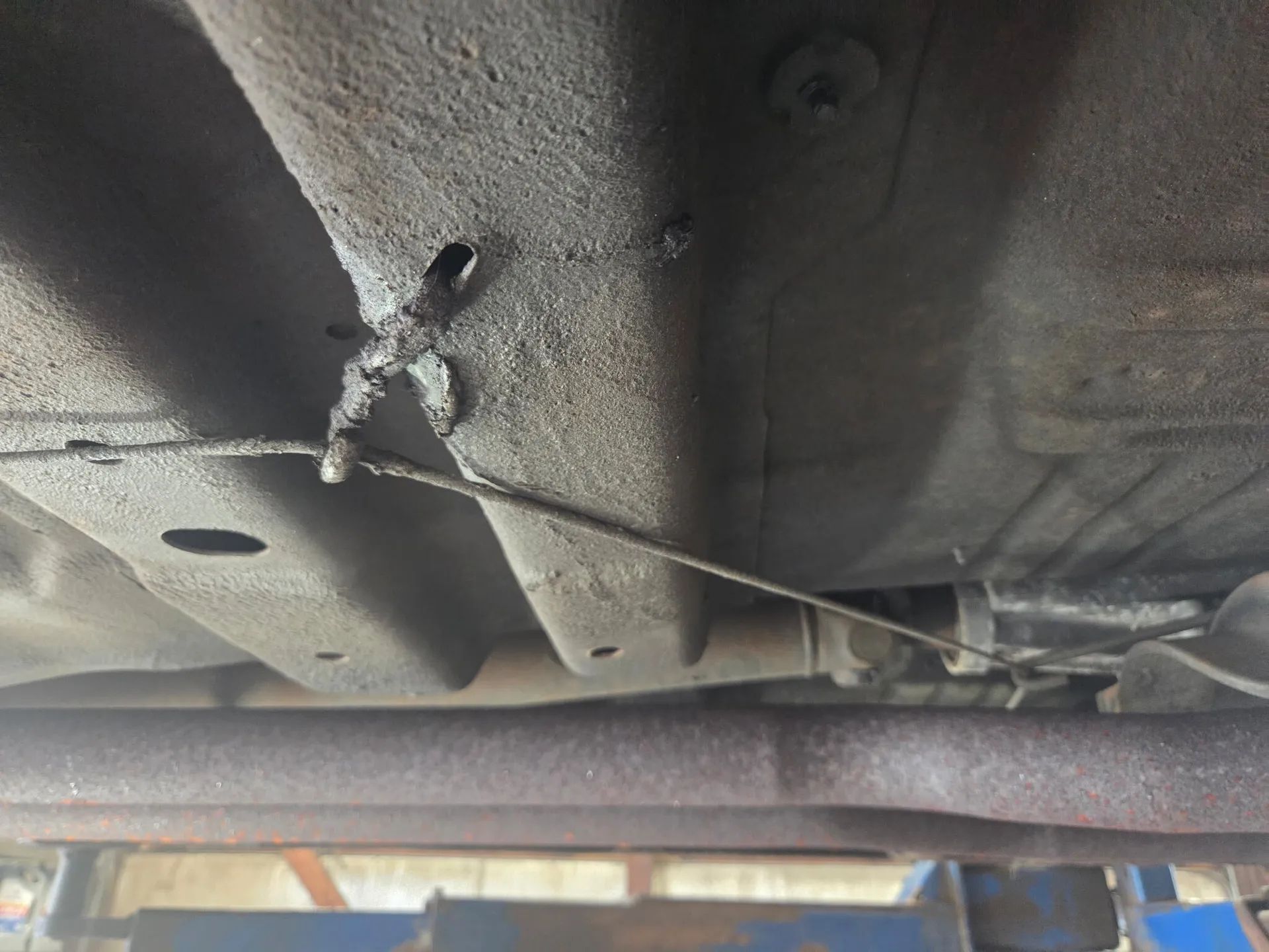 1973 Buick Riviera: A Slightly Toned-Down, Two-Owner Boattail 7 1973 Buick Riviera undercarriage closeup