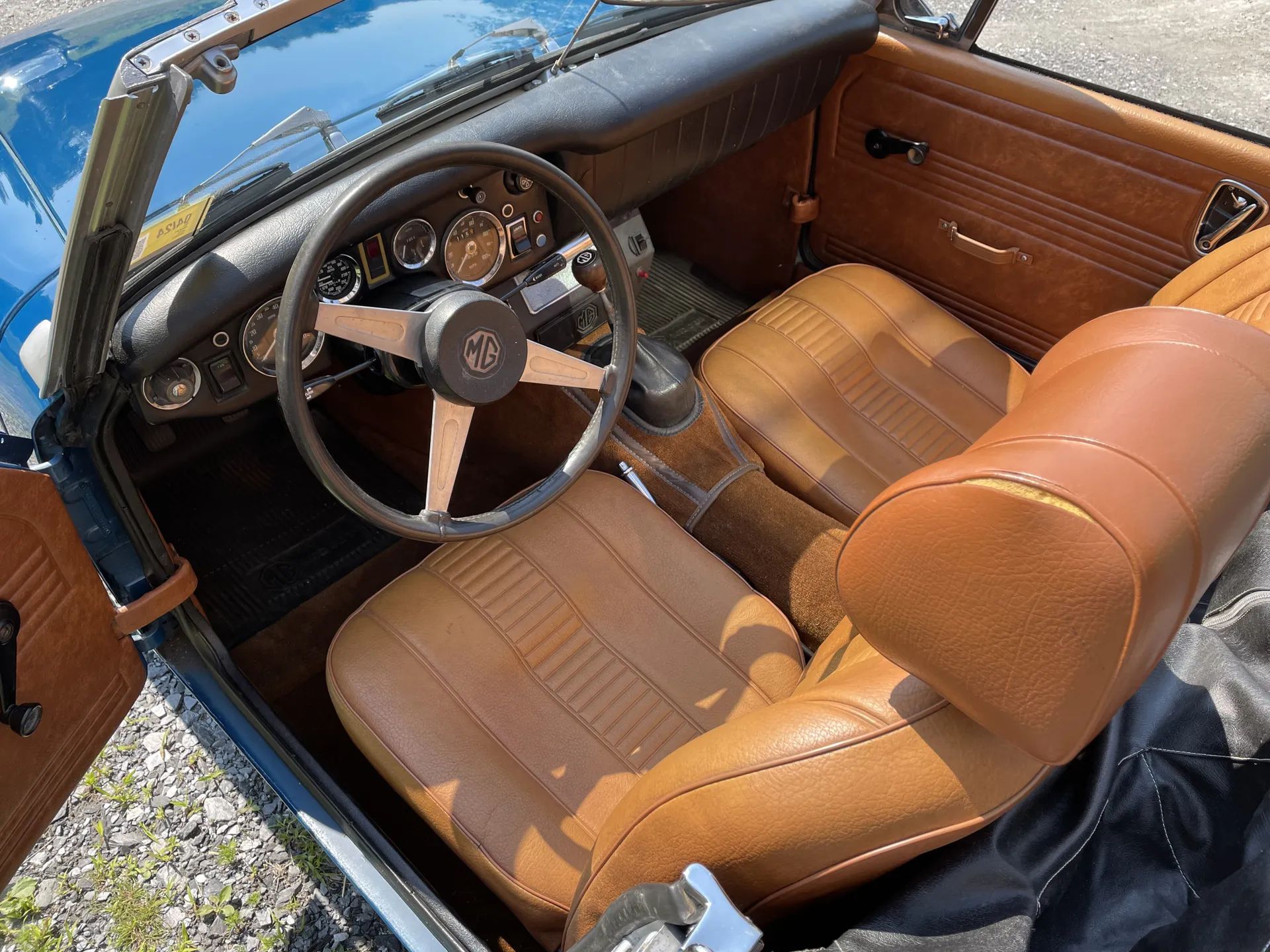 Interior of 1973 MG Midget