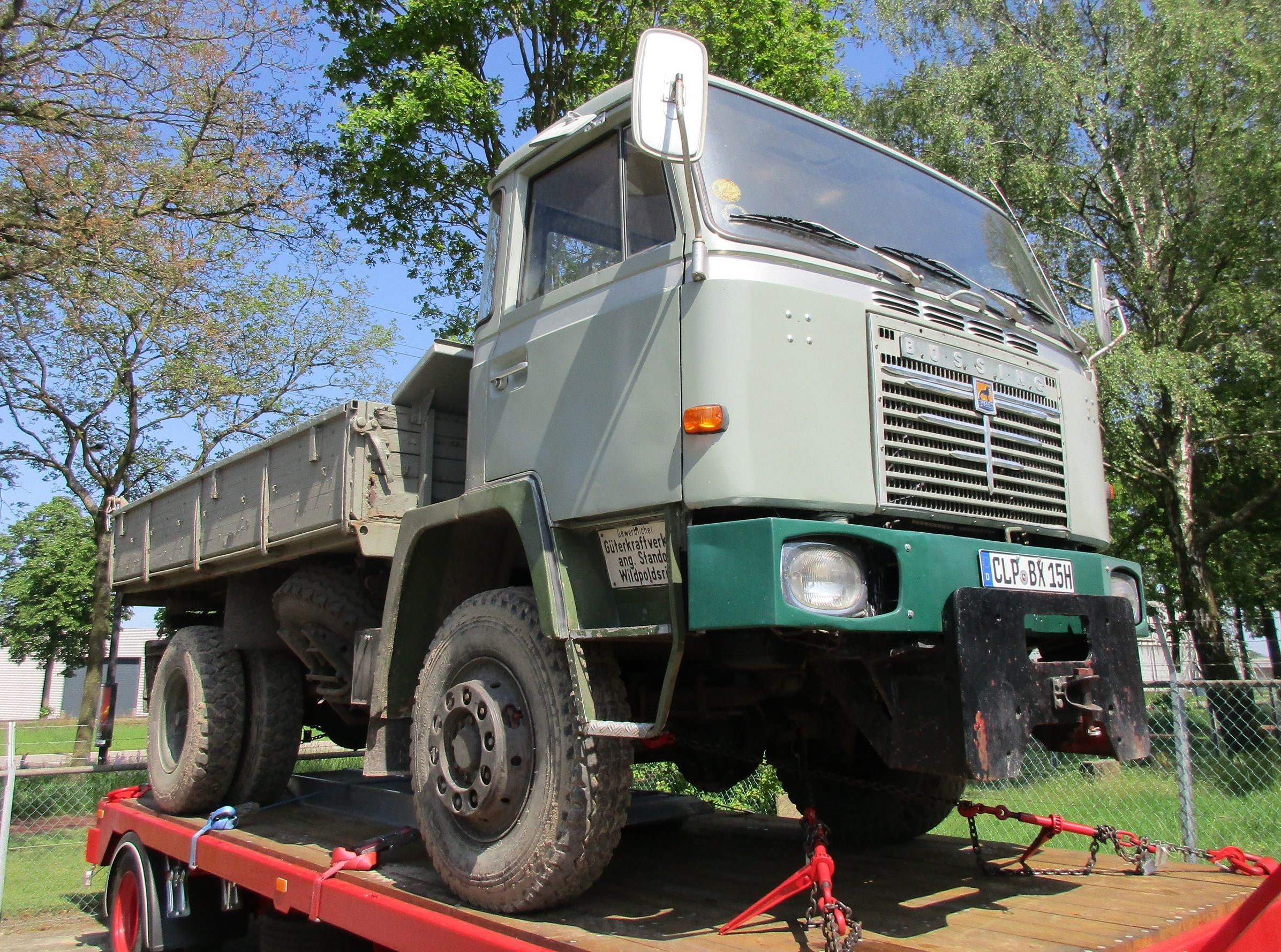 MAN-Büssing Oldtimertreffen 2024 - Bruns - Büssing BS 15 AK 4x4 dump truck