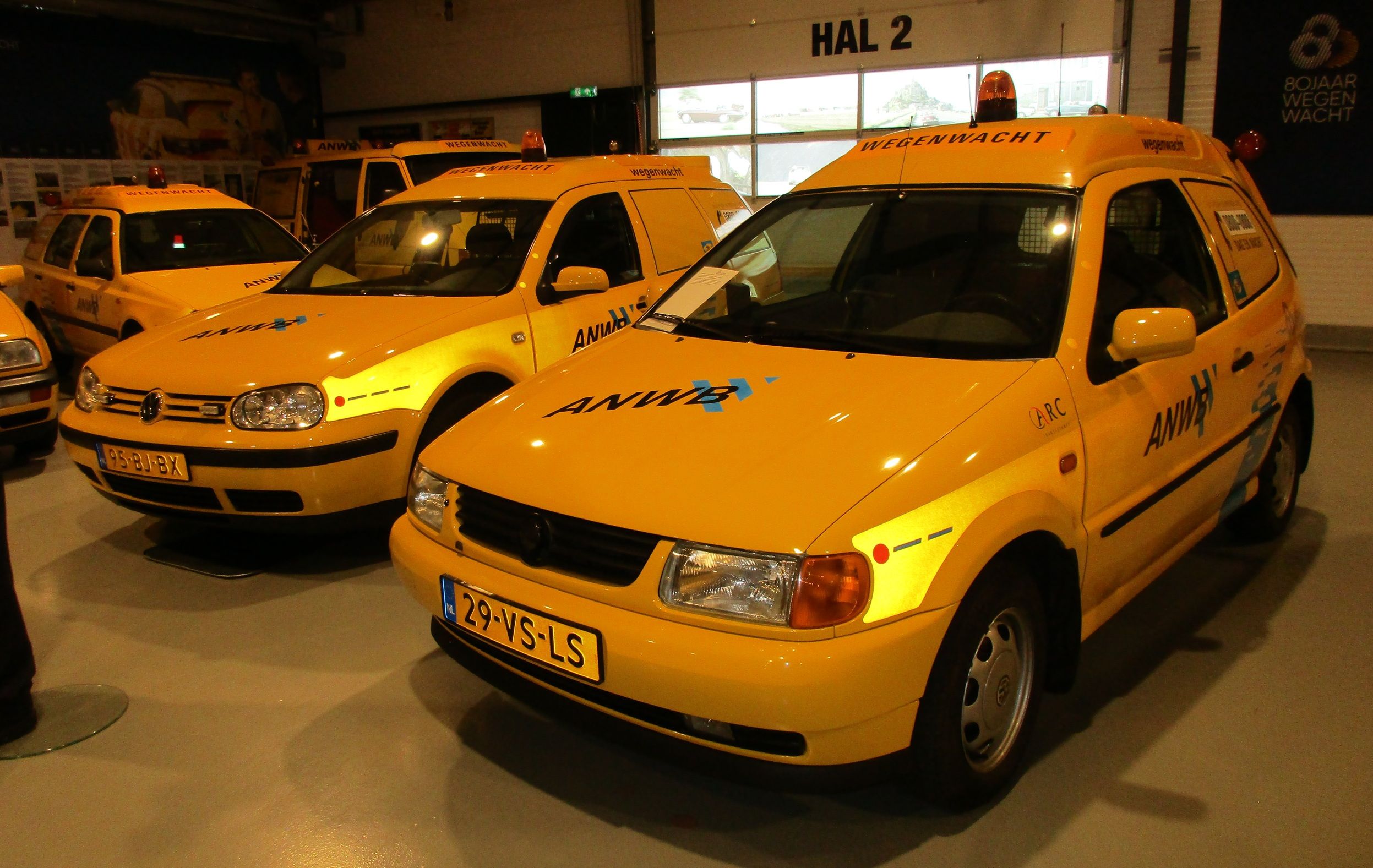 A Pictorial History Of Dutch Roadside Assistance Vehicles - Two-Wheelers And Four-Wheelers, But No ATVs 31 Visscher Classique - 80th anniversary ANWB Dutch roadside assistance - VW Golf and Polo