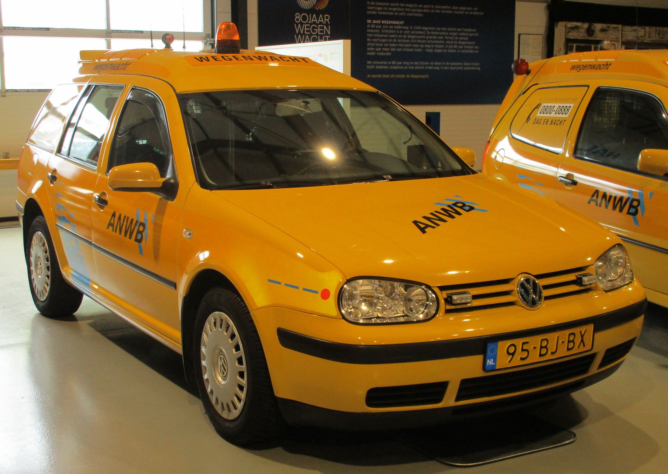 A Pictorial History Of Dutch Roadside Assistance Vehicles - Two-Wheelers And Four-Wheelers, But No ATVs 32 Visscher Classique - 80th anniversary ANWB Dutch roadside assistance - VW Golf van conversion - 2