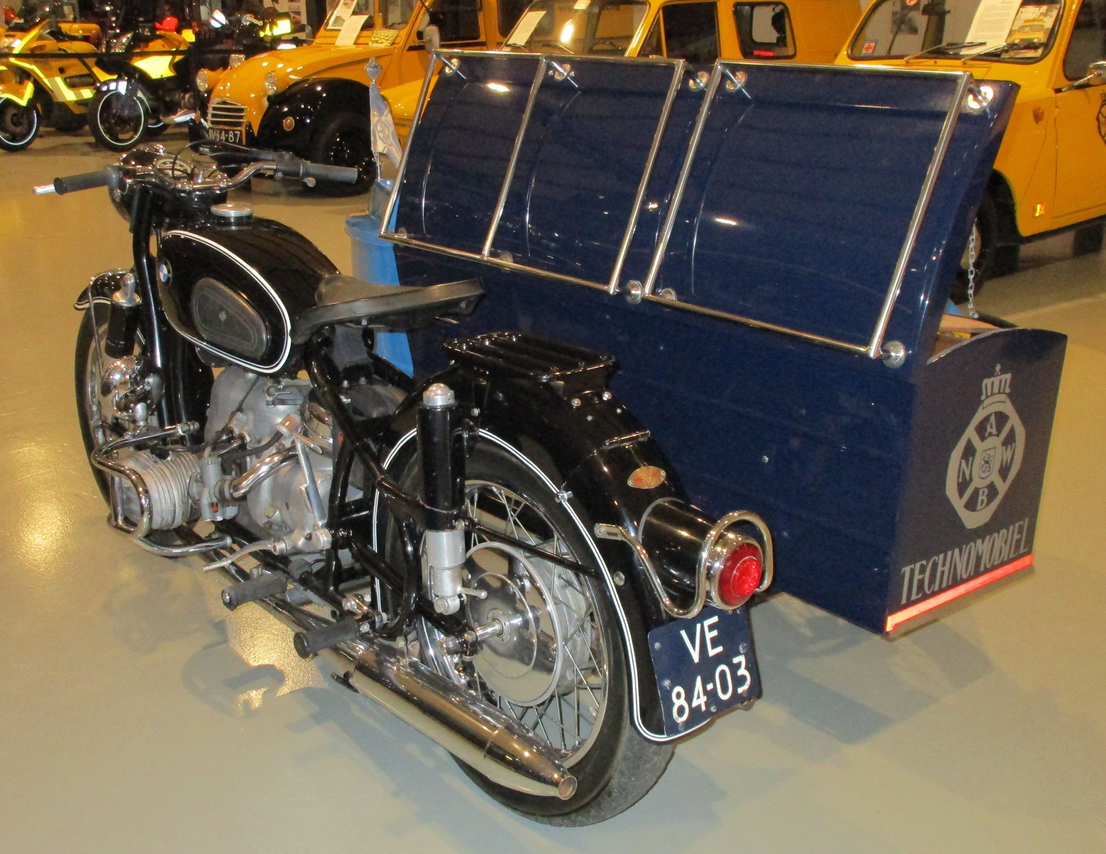 A Pictorial History Of Dutch Roadside Assistance Vehicles - Two-Wheelers And Four-Wheelers, But No ATVs 38 Visscher Classique - 80th anniversary ANWB Dutch roadside assistance - BMW motorcycle - 3