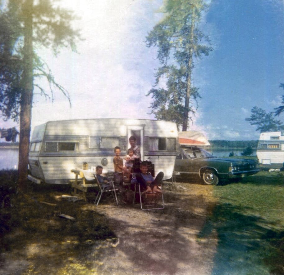 My Father's Car Adventures -- The Wagon Years, Part 2 5 Kimball Lake Saskatchewan July 1971