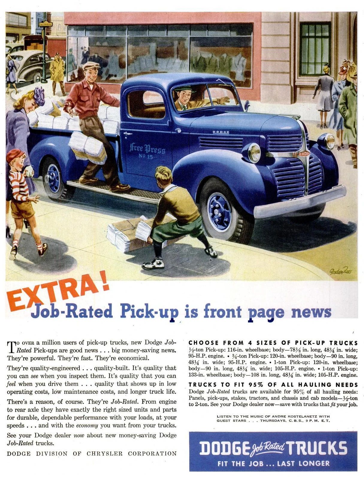 1946 Dodge WC Panel Truck: “Job-Rated” Dodge Is Still A Daily Worker, 80 Years Later 2 LIFE 1946 03 18 Dodge Job Rated Trucks ad