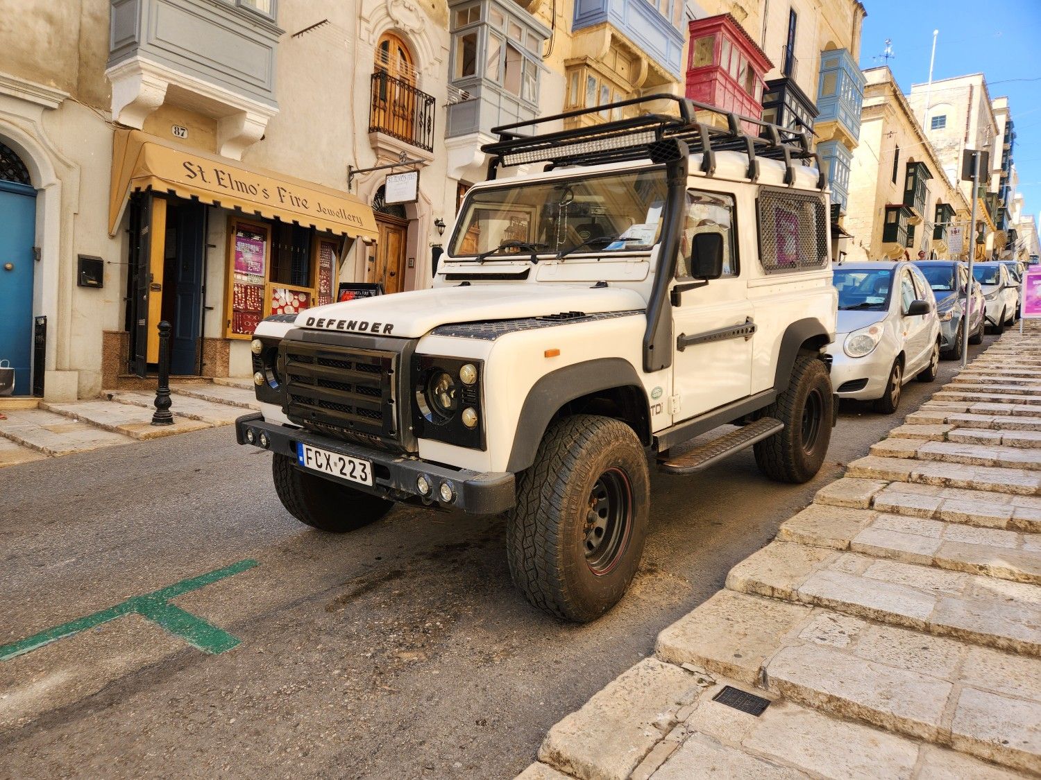 Classic Cars of Malta: Automotive Melting Pot - Ford, Morris, Suzuki, Skoda, etc 35 More modern Land Rover.