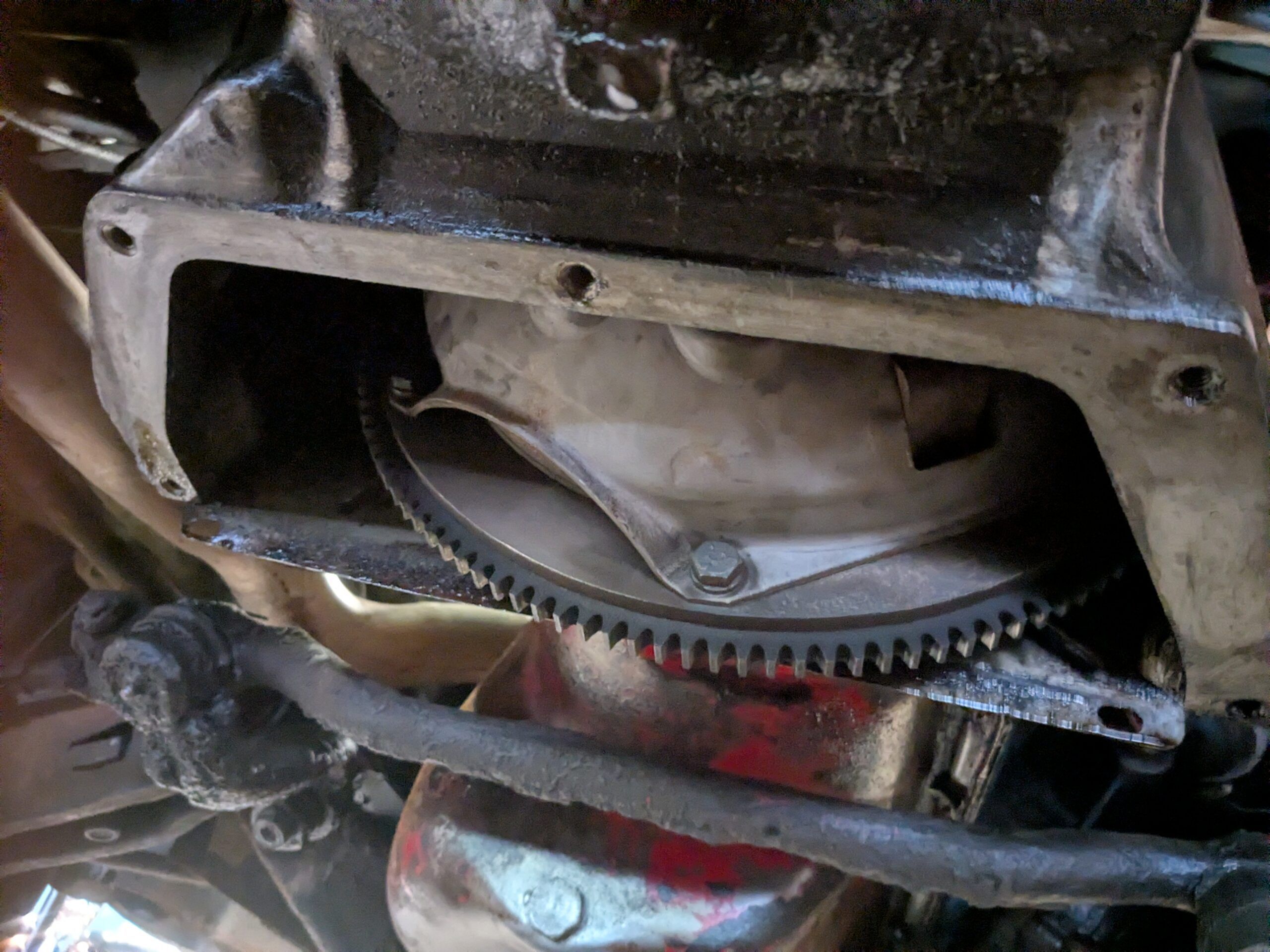 1965 Dodge Dart bellhousing
