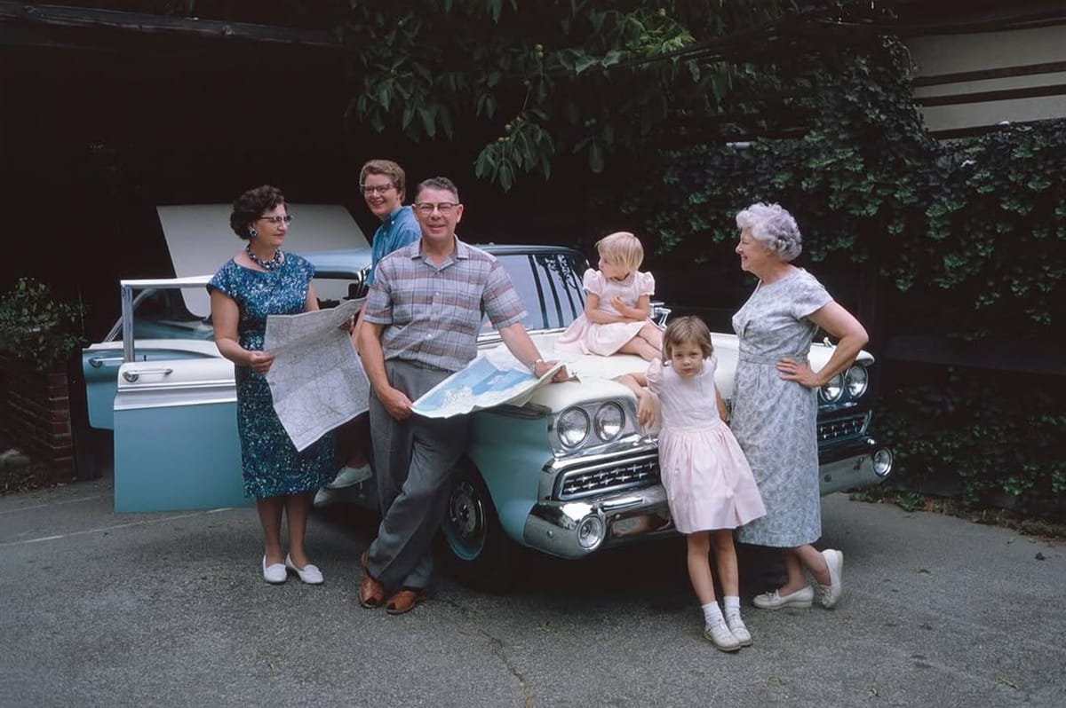 When the Family Car Was Everything: 1950s to 1970s Life in Vintage Photos 1 Screenshot 20260410 105235