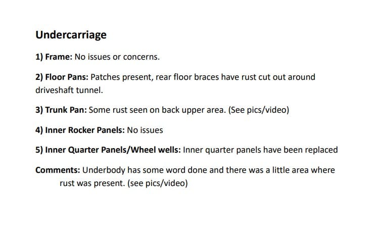 Undercarriage