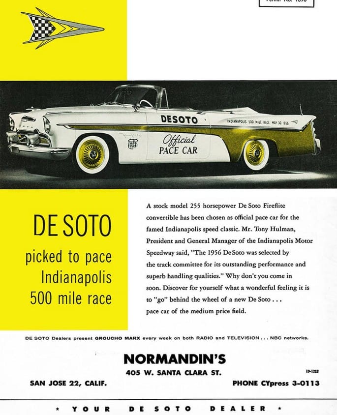 1956 DeSoto Adventurer and Fireflite Convertible: Two Very Rare Forward Look Cars In The Same Parking Lot 7