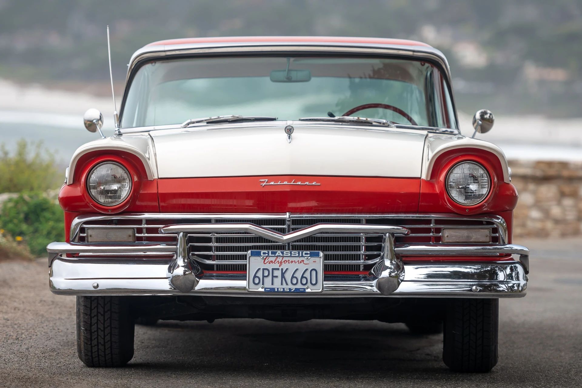 The 1957–1959 Ford-Chevrolet Sales Race: Busting Some Myths About When Ford Finally Beat Chevrolet — Twice 11 Front view of a two-tone 1957 Ford