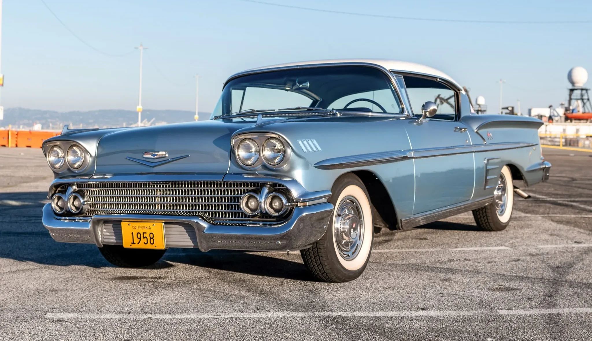 The 1957–1959 Ford-Chevrolet Sales Race: Busting Some Myths About When Ford Finally Beat Chevrolet — Twice 25 Left front 3q view of a 1958 Chevrolet two-door hardtop