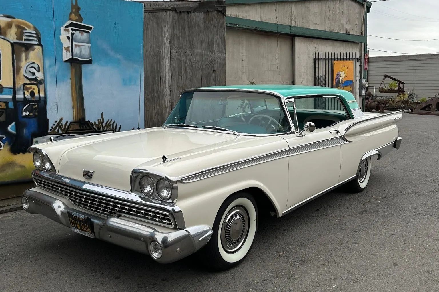 The 1957–1959 Ford-Chevrolet Sales Race: Busting Some Myths About When Ford Finally Beat Chevrolet — Twice 33 Left front 3q view of a 1959 Ford Galaxie two-door hardtop