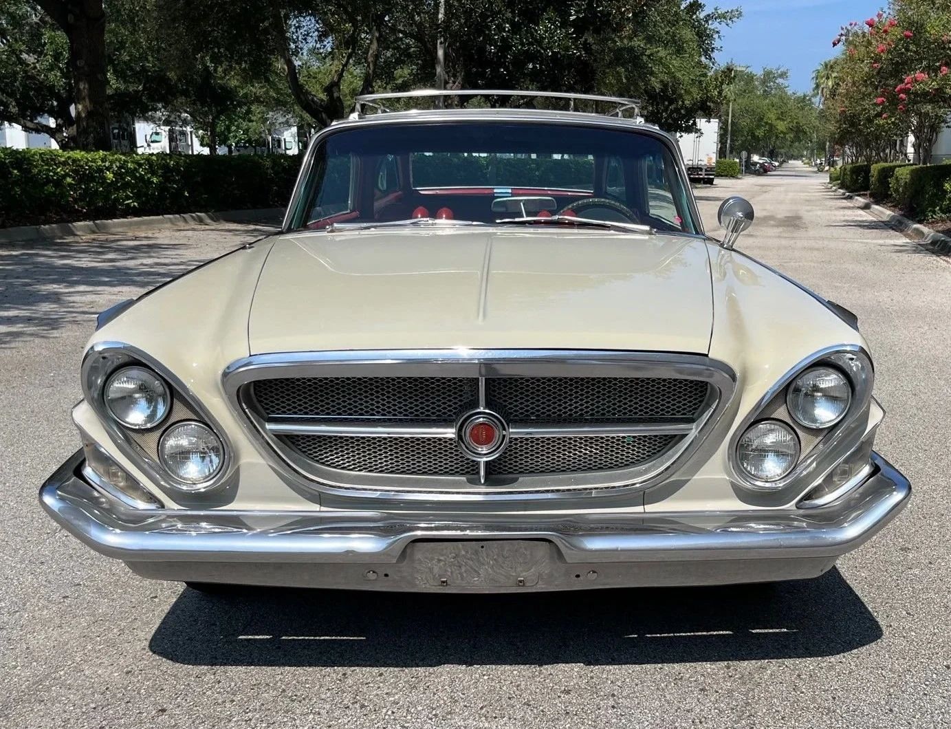 1962 Chrysler New Yorker Town & Country: 1962's Most Expensive Luxury Wagon Was A 1961 Plymouth In Disguise 10 Front view of a 1962 Chrysler