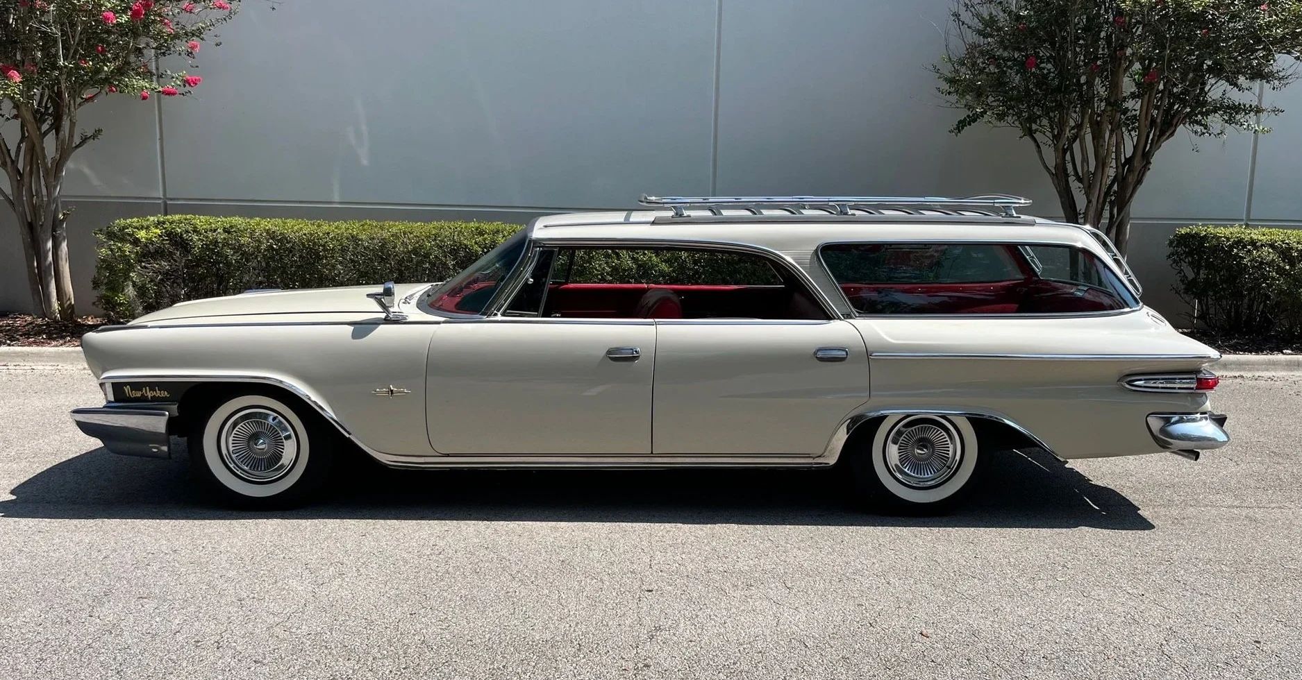1962 Chrysler New Yorker Town & Country: 1962's Most Expensive Luxury Wagon Was A 1961 Plymouth In Disguise 11 Left side view of a 1962 Chrysler four-door hardtop station wagon