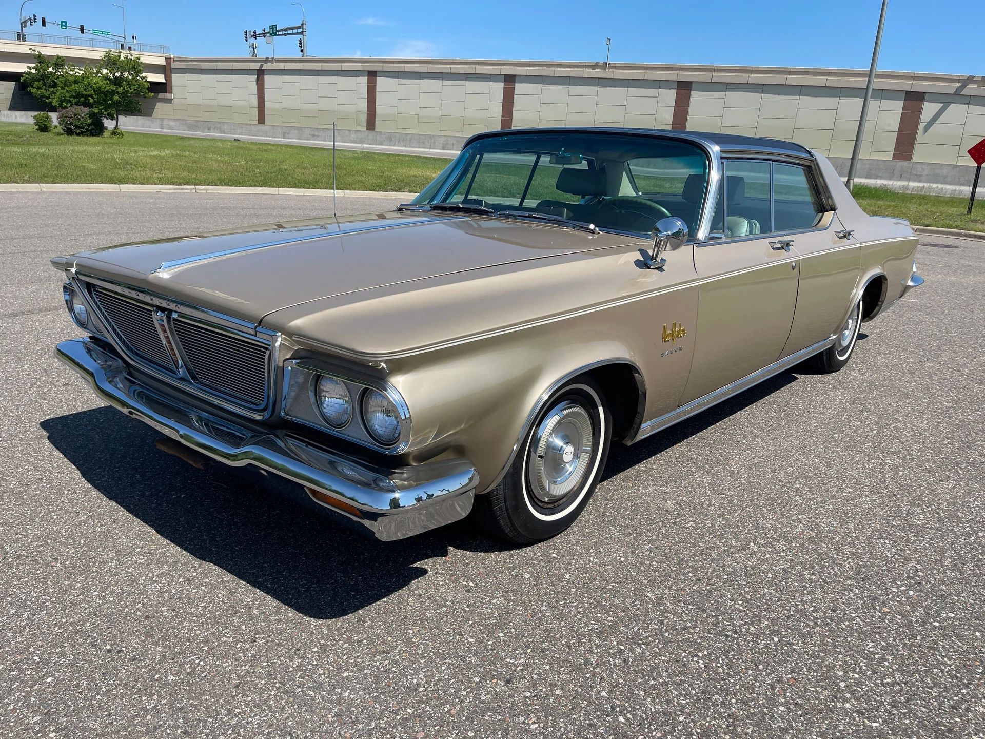 Left front 3q view of a 1964 Chrysler four-door hardtop